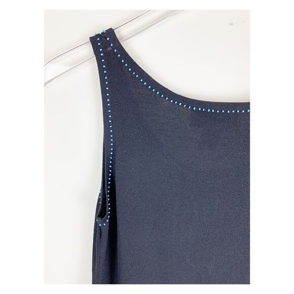 ‎Alfani Black and Blue Tank Top - Picture 5 of 6